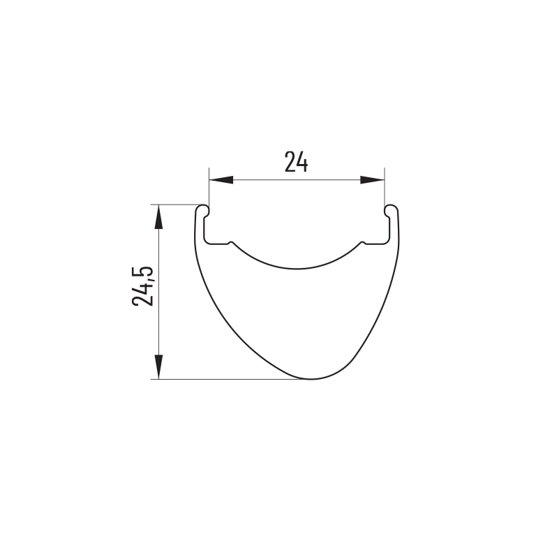 Par MICHE CONTACT GR DISC-hjul med dæk (centerlås)
