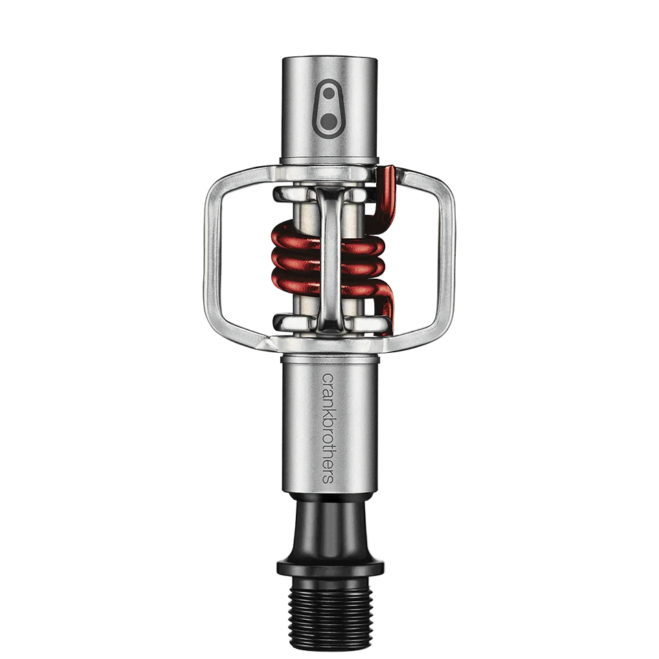 CRANKBROTHERS EGG BEATER 1 pedaler Sølv/Rød