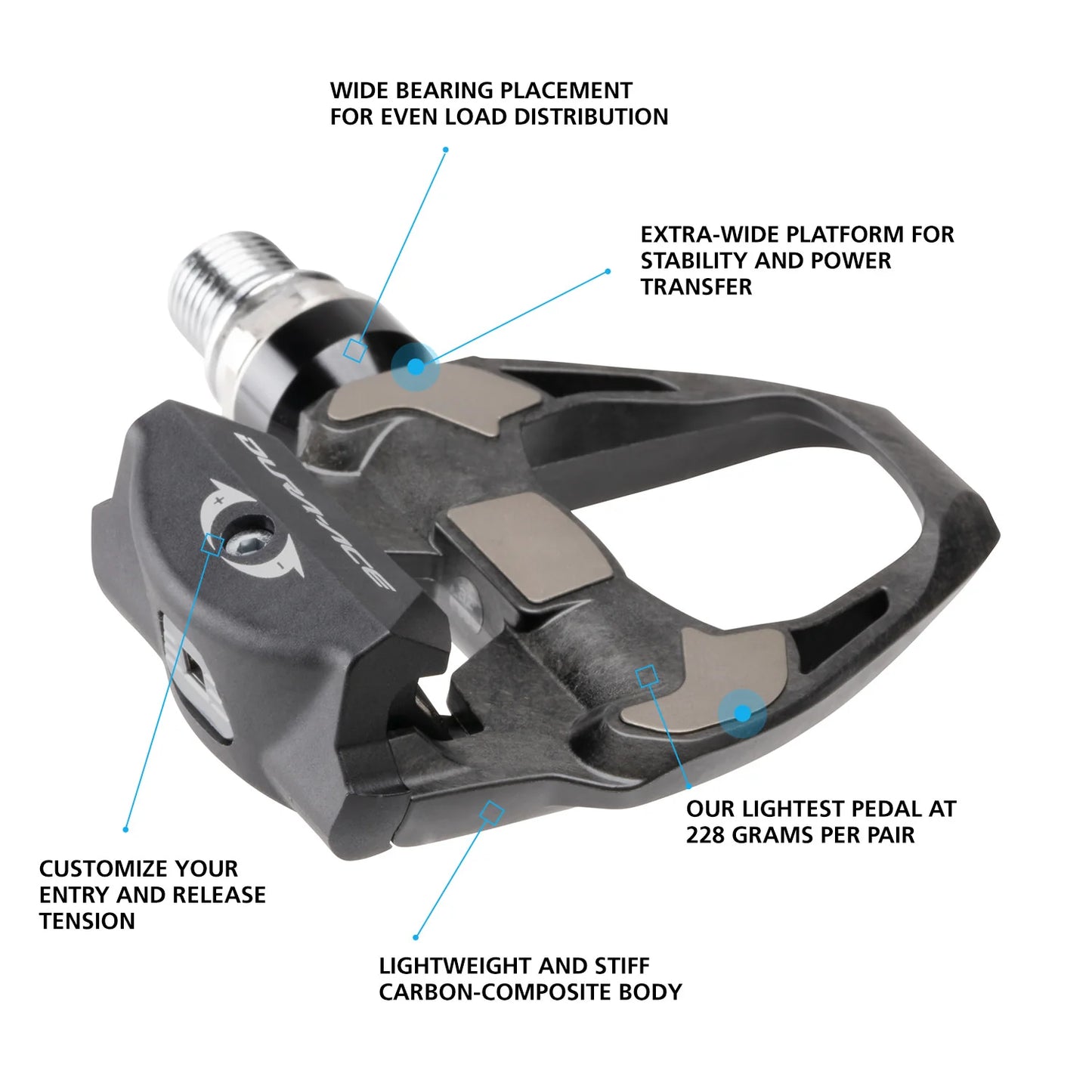 SHIMANO DURA-ACE R9100-pedaler