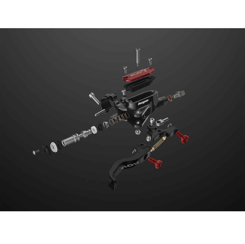 HOPE TECH 4 EVO X2 PM bagbremse sort/sort