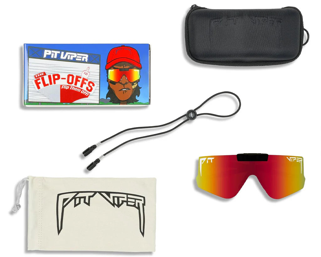 PIT VIPER THE EXEC Flip Offs Polarized Goggles