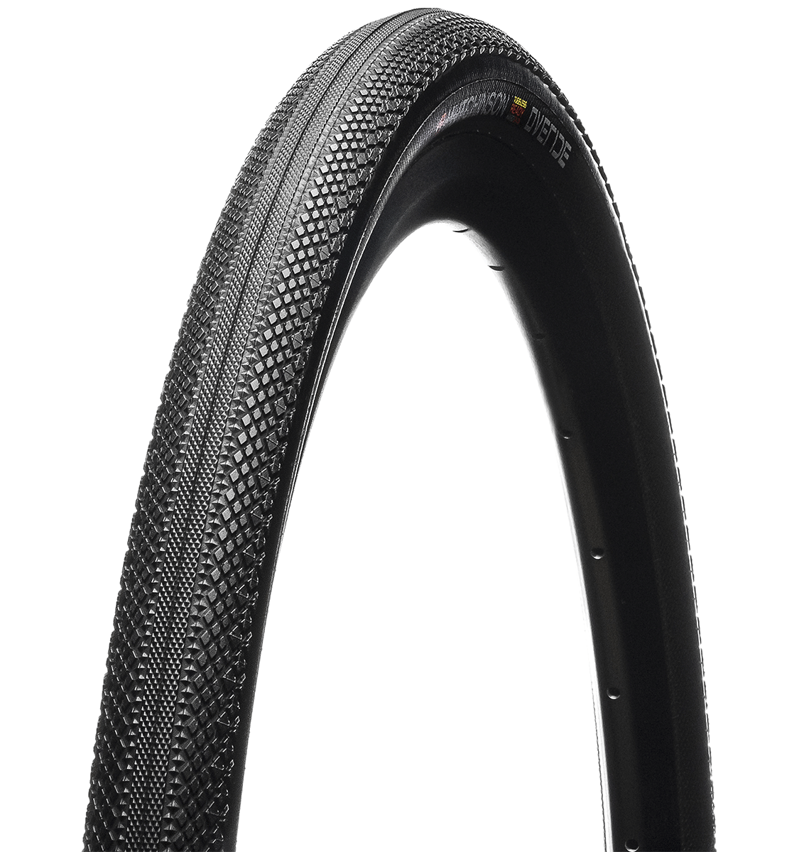 HUTCHINSON OVERIDE 700x40c Forstærket Tubeless Ready Sort dæk