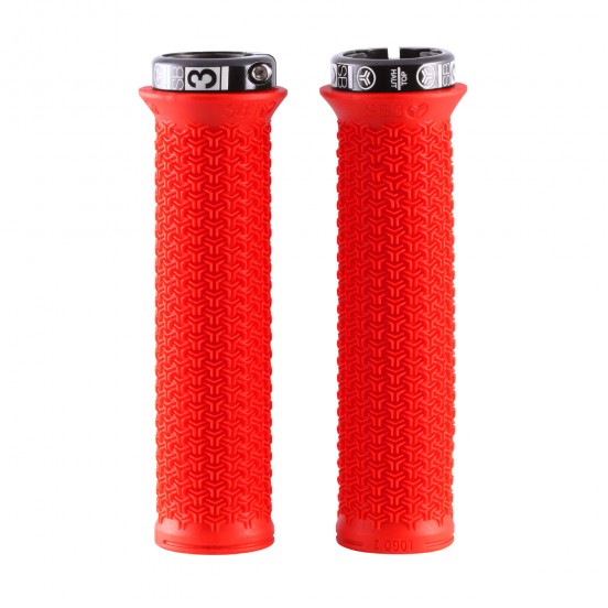 Grips SB3 LOGO 2 Lock-On 136 mm Red