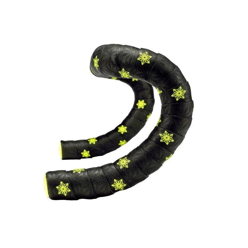 SUPACAZ SUPER STICKY KUSH GALAXY bøjletape sort/gul