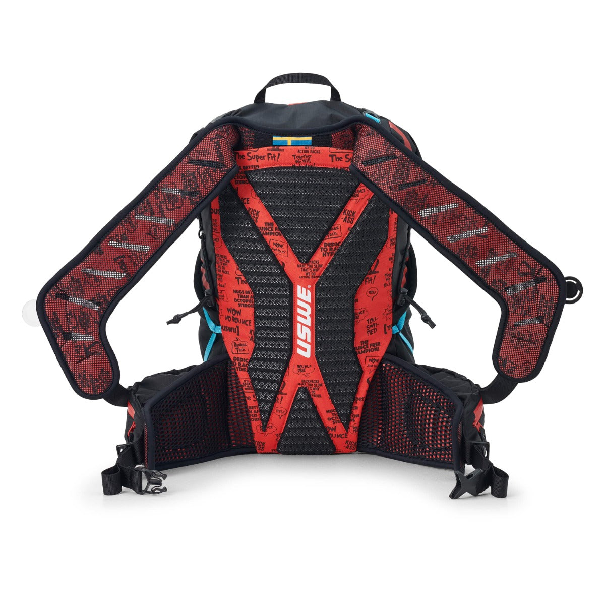 USWE HAJKER 18 L Backpack Black/Red