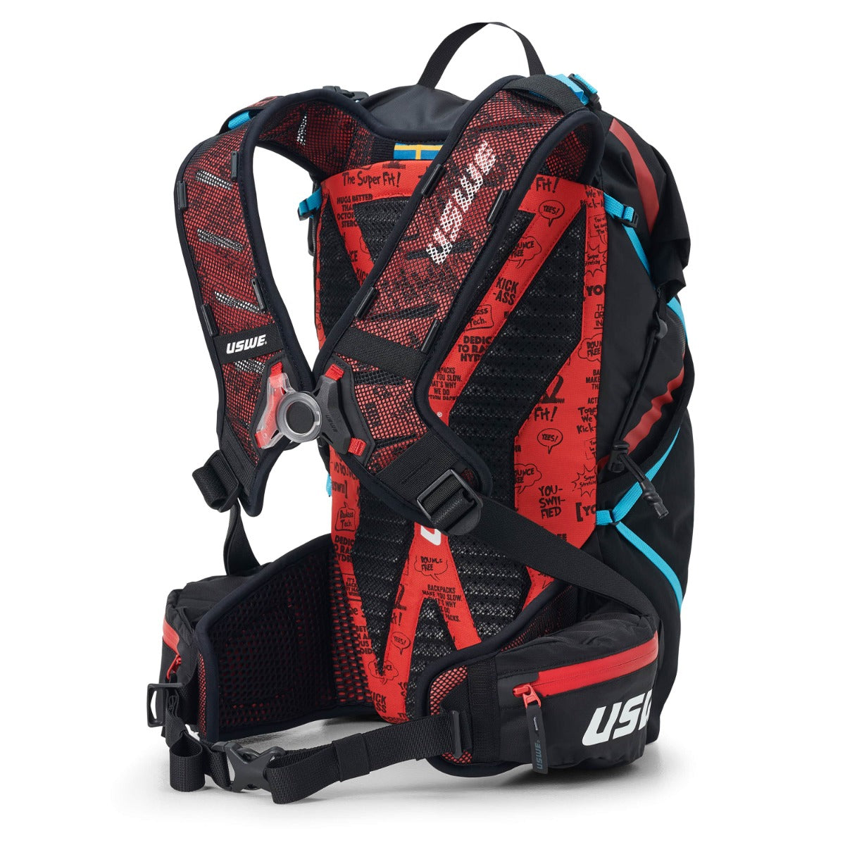 USWE HAJKER 18 L Backpack Black/Red