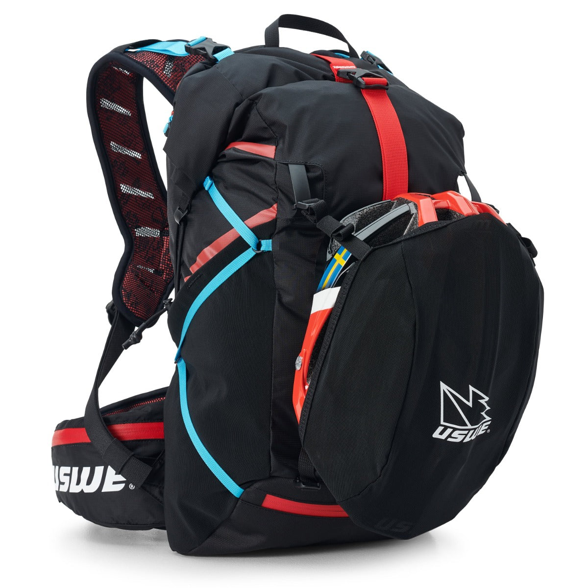 USWE HAJKER 18 L Backpack Black/Red