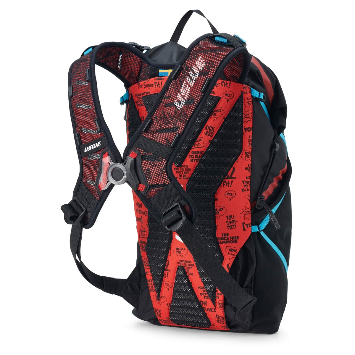 USWE HAJKER 18 L Backpack Black/Red