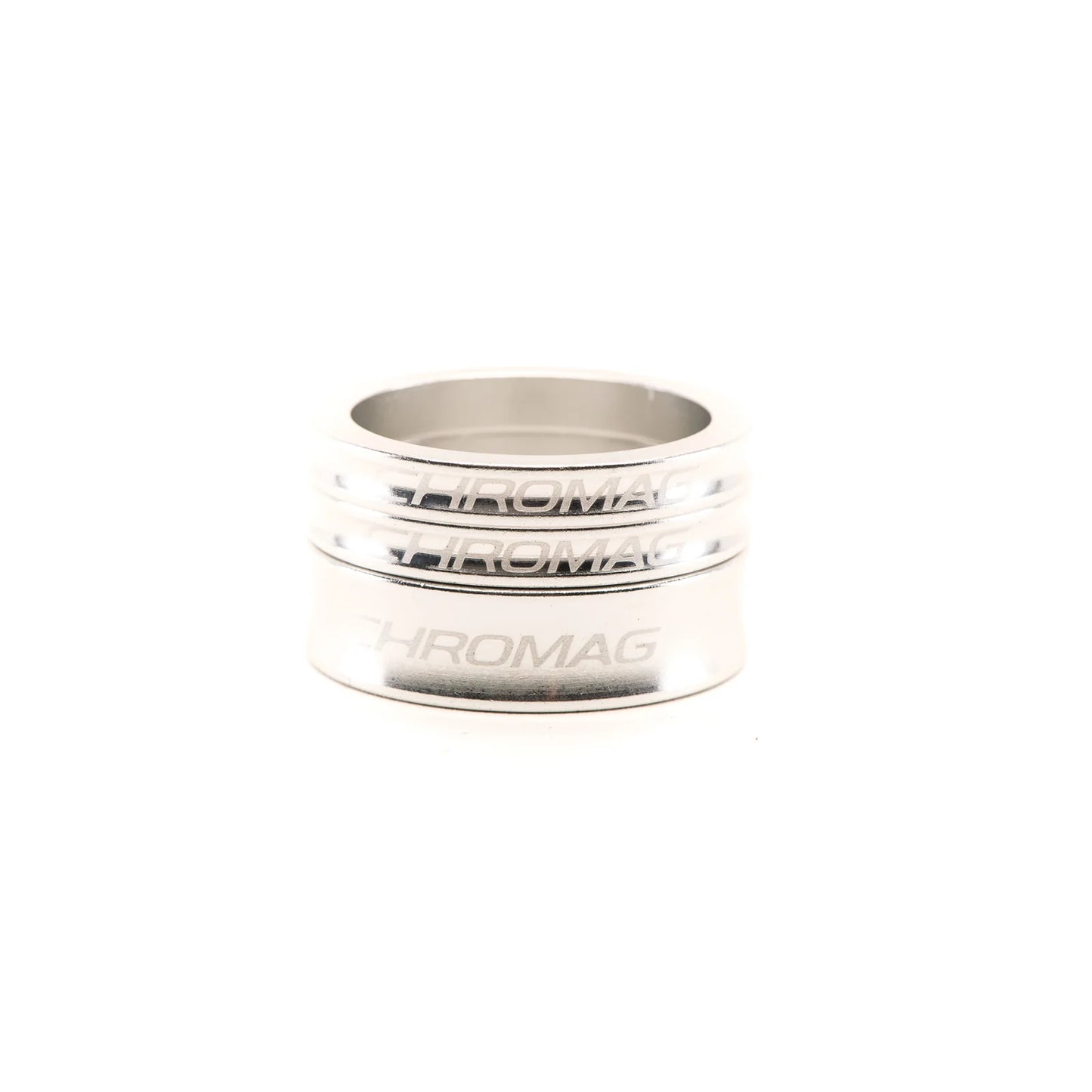 CHROMAG 1"1/8 Alu Silver Steering Spacer Kit