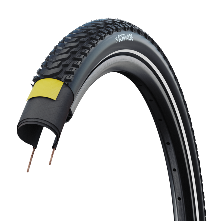 SCHWALBE MARATHON MONDIAL 700x47 TubeType Soft Black-dæk