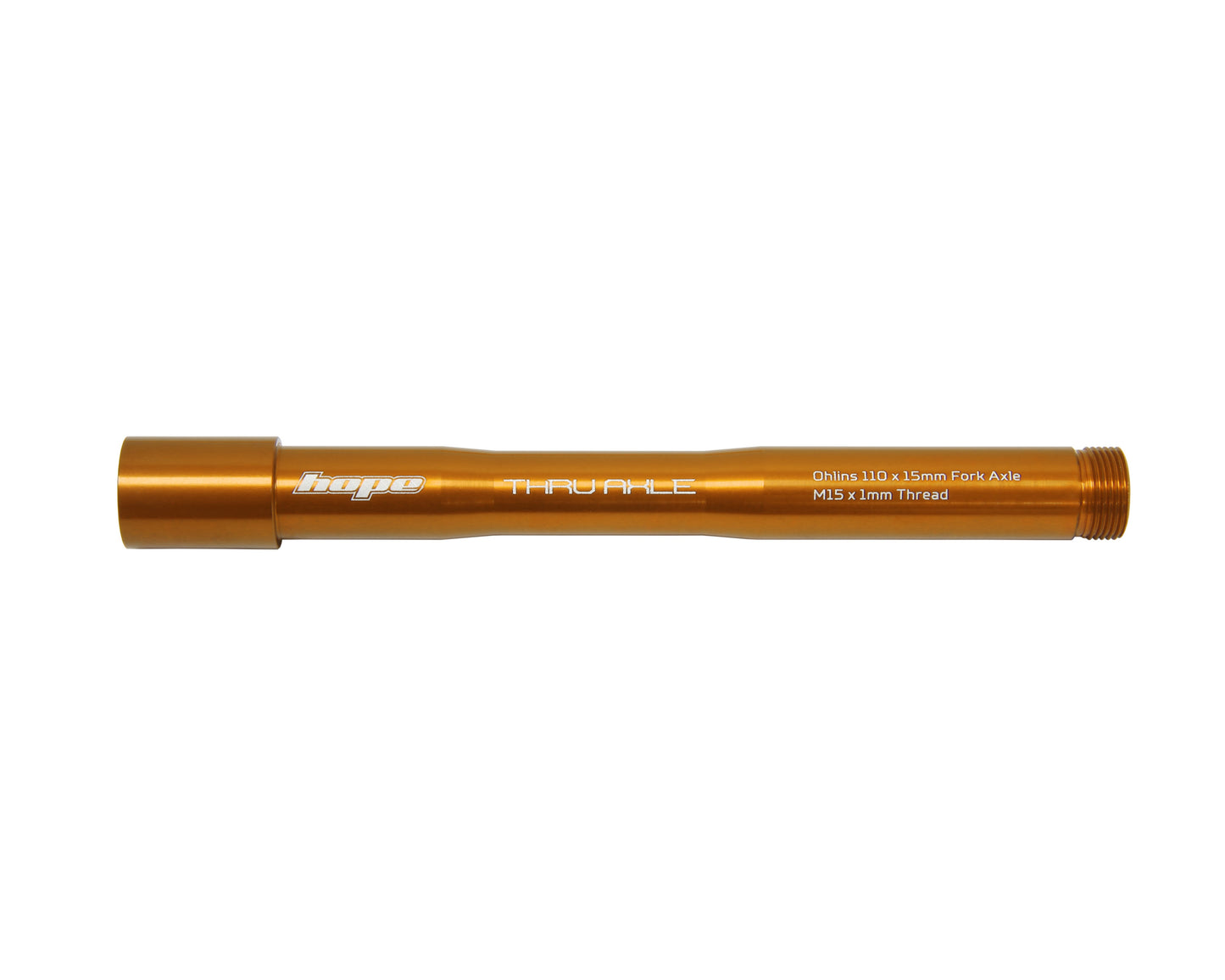 HOPE forhjulsaksel til OHLINS RXF34/RXF36/RXF38-gafler Orange