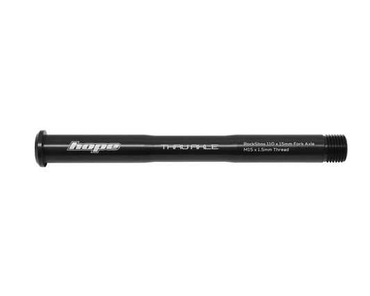 HOPE forhjulsaksel til ROCKSHOX Pike/Lyric/Zeb-gaffel Sort