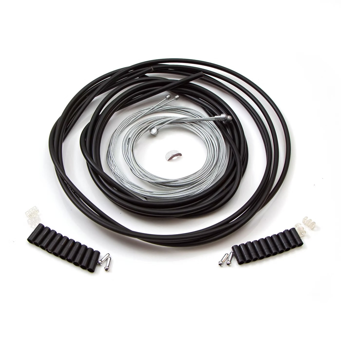 CLARKS rustfrit stål-sæt med kabler og slanger til bagskifter og bremser