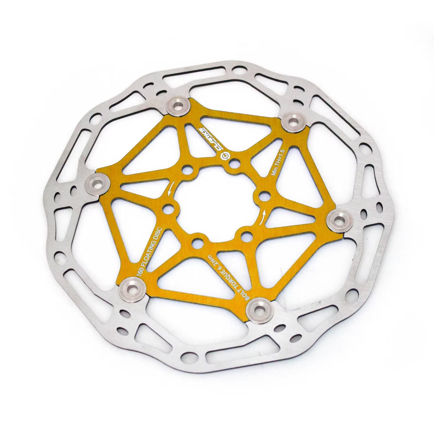 CLARKS 6 Hole Gold Flydende Skive