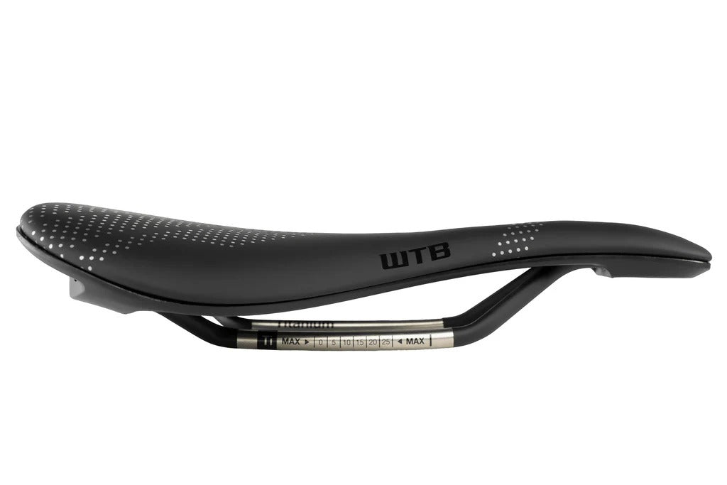 WTB GRAVELIER 140mm saddle Black stainless steel rails