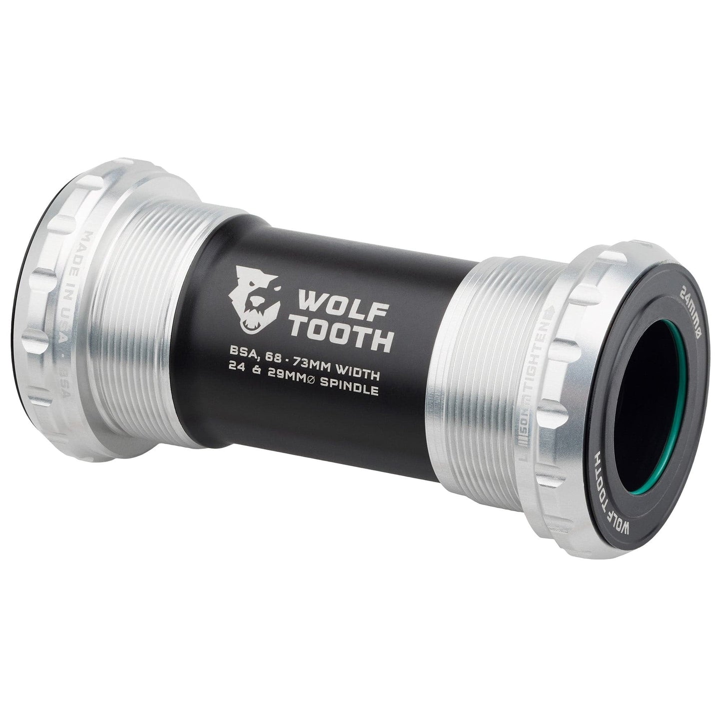 WOLFTOOTH BSA 24 mm kranksæt i rå sølv