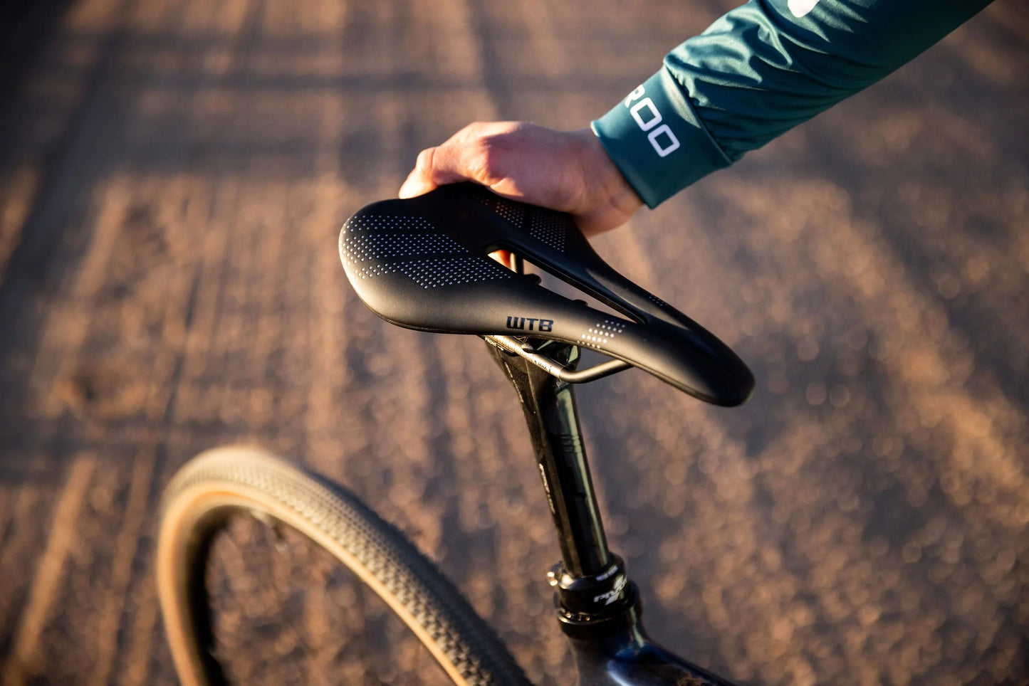 WTB GRAVELIER 140mm saddle Black stainless steel rails