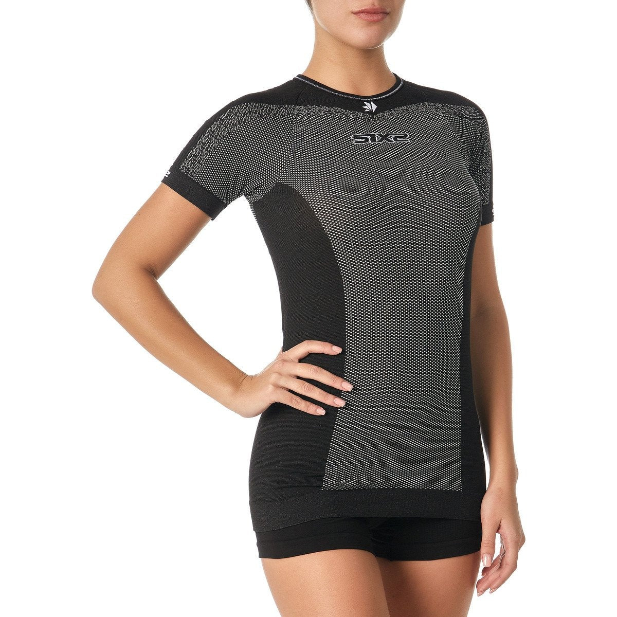 SIXS TS1L BT kortærmet undertøj Carbon Black