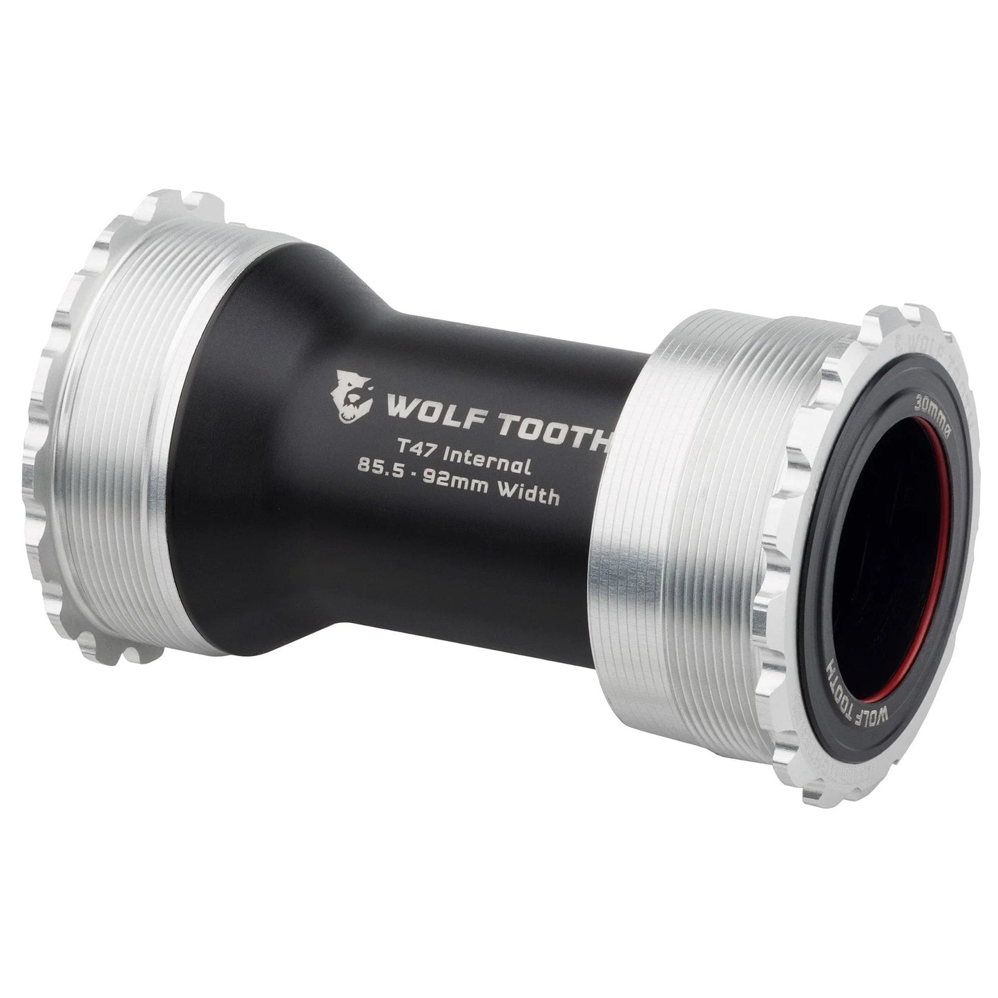 WOLFTOOTH T47 30 mm kranksæt i rå sølv