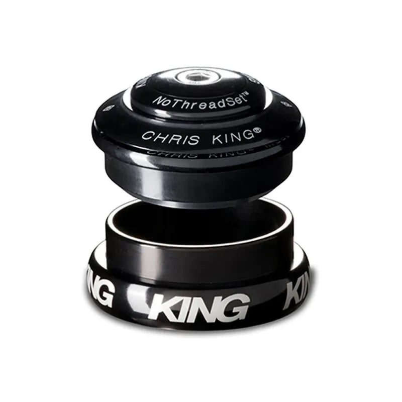 Semi-integreret/eksternt headset CHRIS KING INSET 8 1"1/8-1.5" ZS44/EC44 Sort