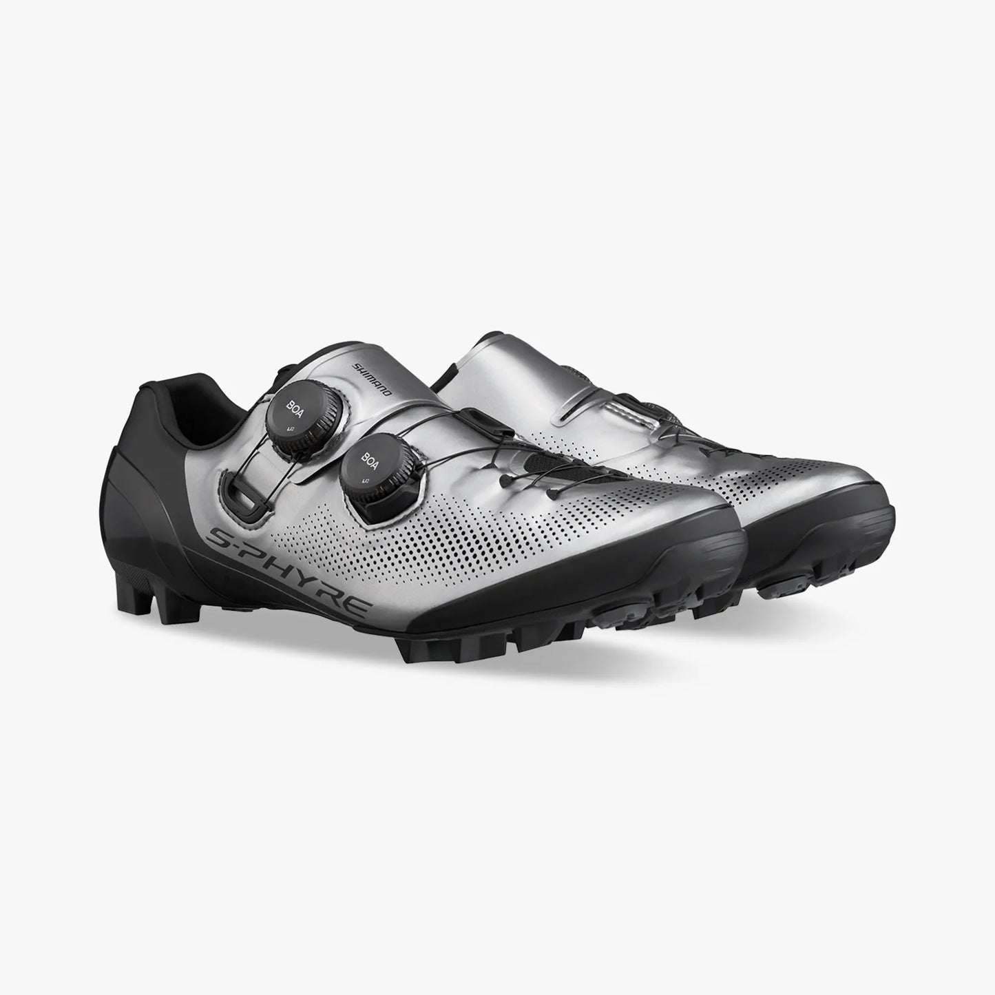 SHIMANO XTR XC903S S-PHYRE sølvfarvede MTB-sko - Limited Edition