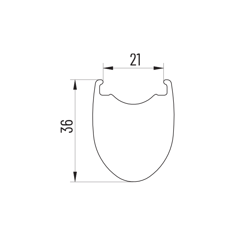 Par MICHE KLEOS 36 DISC Tubeless Ready-hjul (Center Lock)