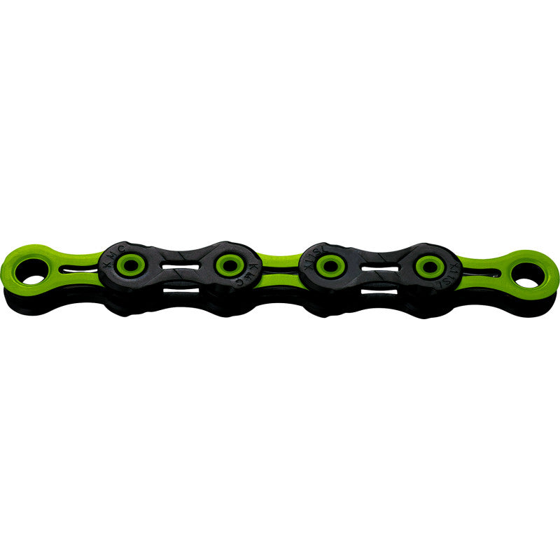 12V KMC DLC12 vokset sort/grøn kæde