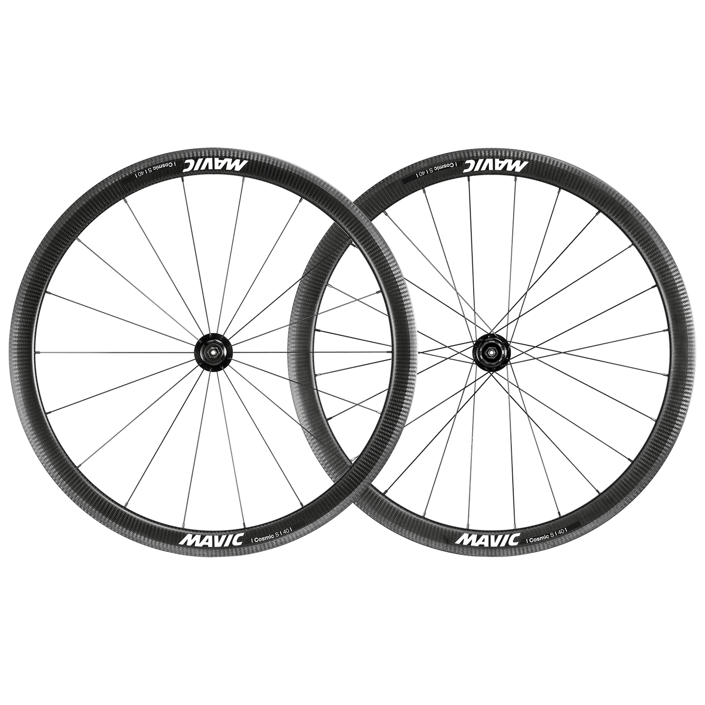 Pair of MAVIC COSMIC S 40 wheels clincher