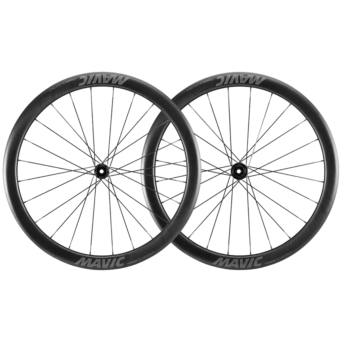 Pair of MAVIC COSMIC SL 45 DISC 23mm Tubeless Ready Wheels (Center Lock)