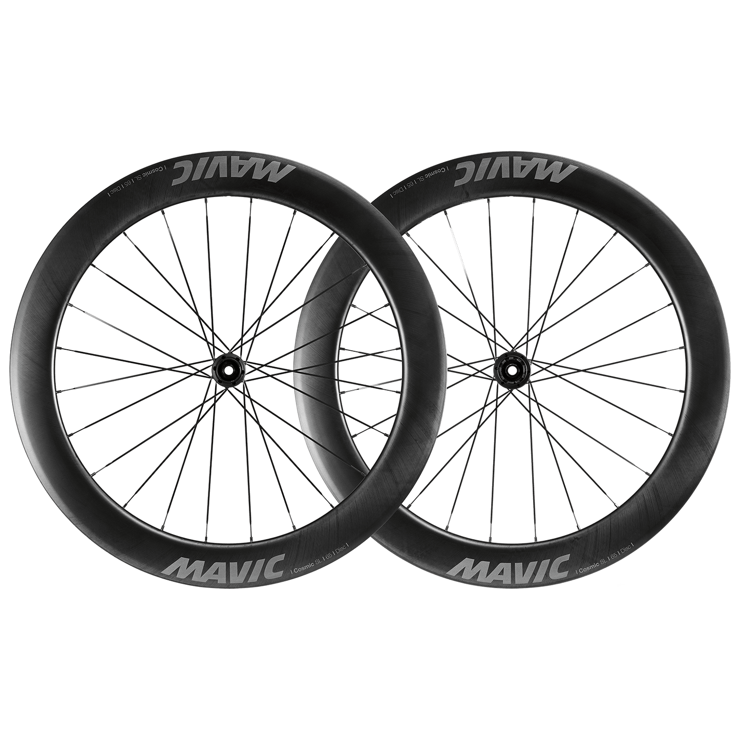 Pair of MAVIC COSMIC SL 65 DISC 19mm Tubeless Ready Wheels (Center Lock)