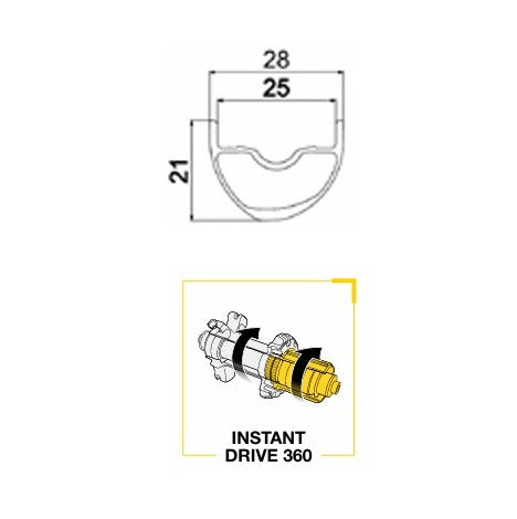 Pair of MAVIC ALLROAD 1 DISC Tubeless Ready Wheels (Center Lock)