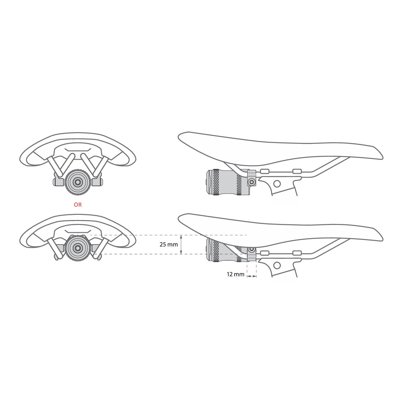 Bagbelysning LEZYNE SADDLE Ai ALERT 250