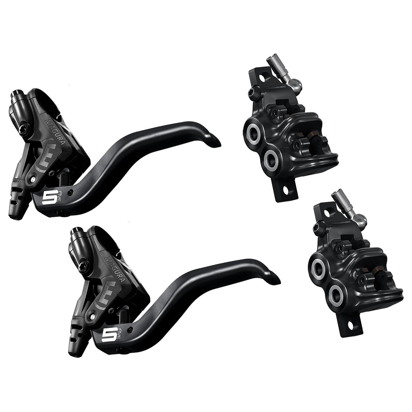 Et par MAGURA MT5 Discless-bremser i sort