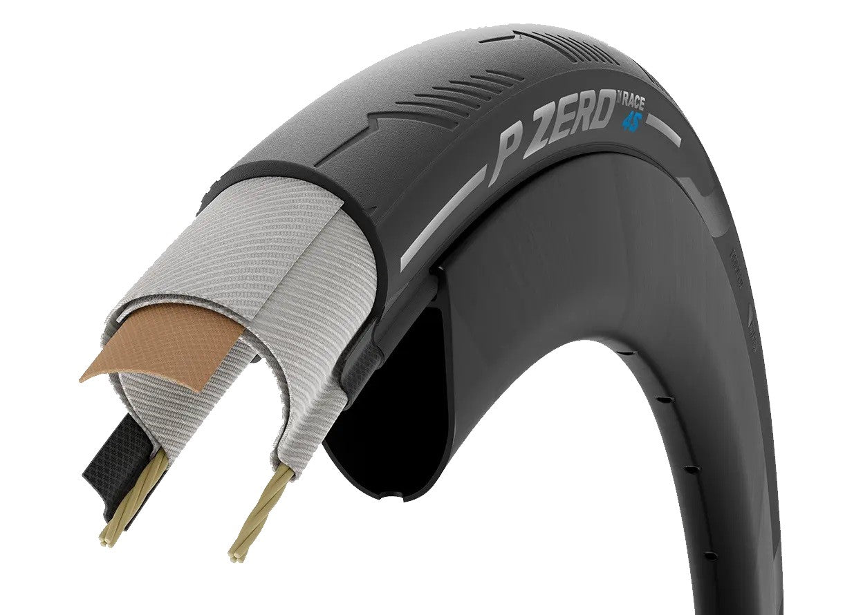PIRELLI P ZERO RACE 4S 700c TubeType Sort dæk