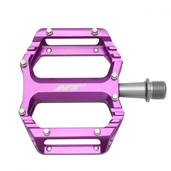 HT COMPONENTS AR09 Violet flat pedals