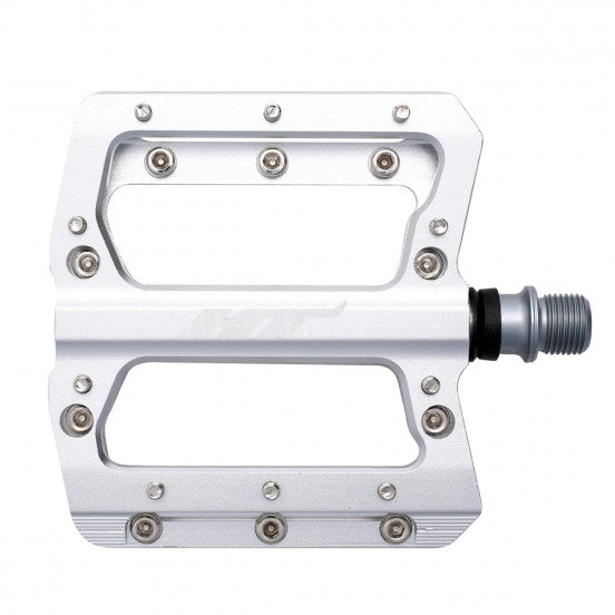 HT Components NANO AN14A sølvfarvede flade pedaler