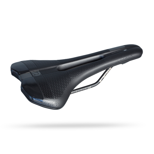 PRO GRIFFON GEL 142mm Saddle Stainless steel rails Black