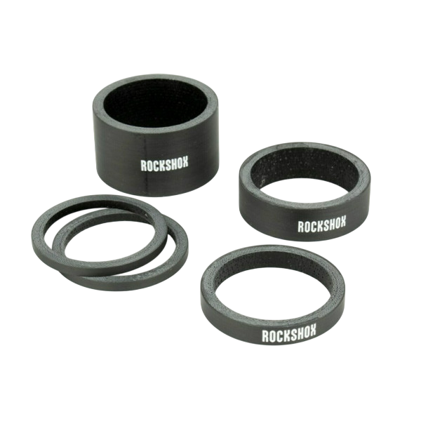 ROCKSHOX UD Carbon Spacer Kit 1"1/8 Sort
