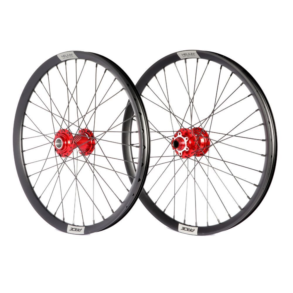 Hjulsæt PIRDE 20" (406mm) Control V1 Helium M24 Akser 20/10mm Rød