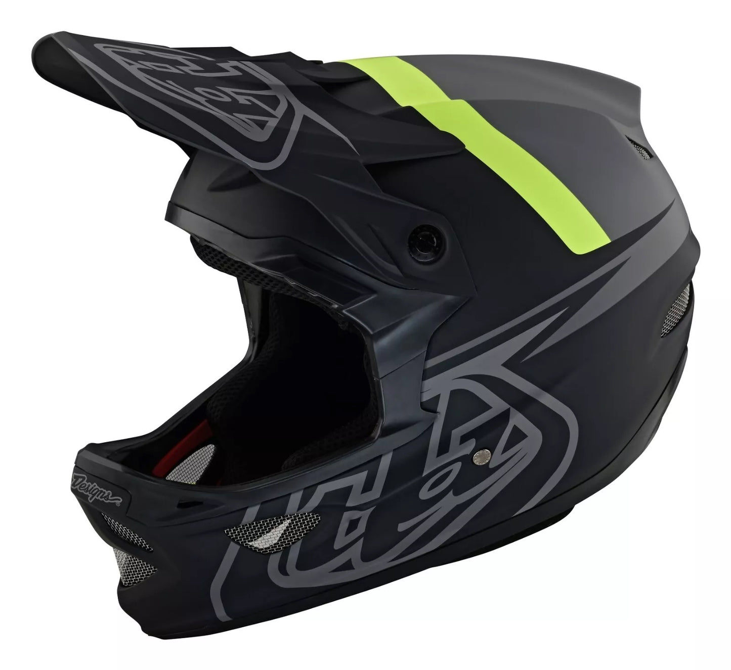Troy Lee Design D3 FIBERLITE MTB-hjelm grå