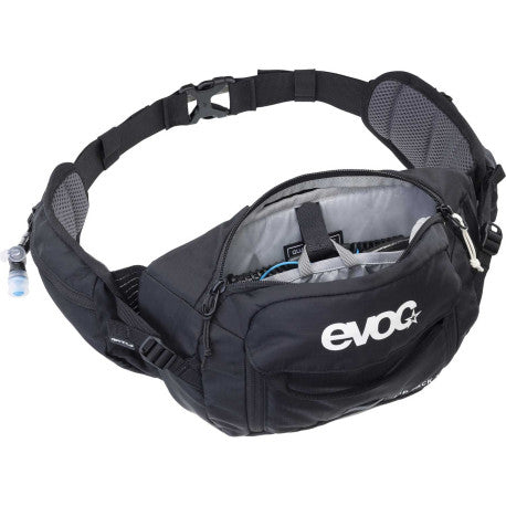 EVOC HIP PACK 3 L + 1,5 L vandpose Sort