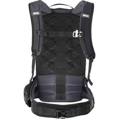 Rygsæk med rygskjold EVOC TRAIL PRO BLACKLINE 10 L Sort