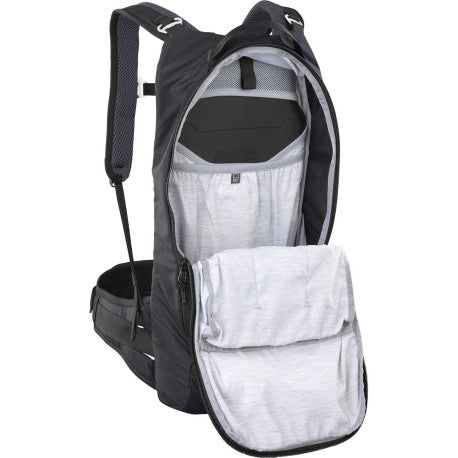 Rygsæk med rygskjold EVOC TRAIL PRO BLACKLINE 10 L Sort
