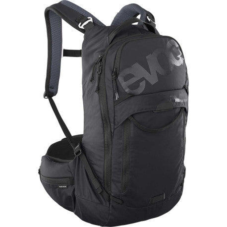 Rygsæk med rygskjold EVOC TRAIL PRO BLACKLINE 16 L Sort