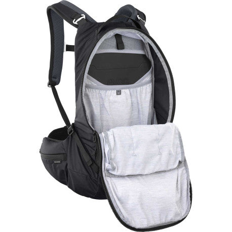 Rygsæk med rygskjold EVOC TRAIL PRO BLACKLINE 16 L Sort