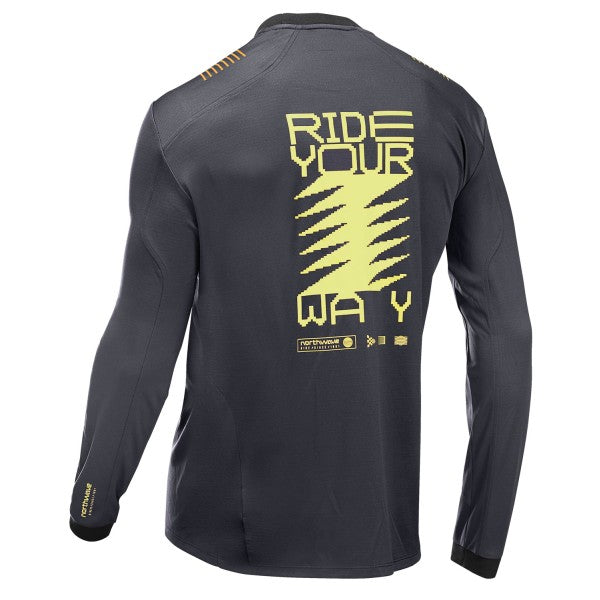 NORTHWAVE SHARP Long Sleeve Jersey Black/Green