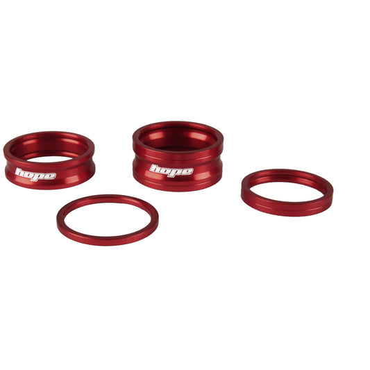 HOPE SPACE DOCTOR 1"1/8 Red Headset Spacers Kit