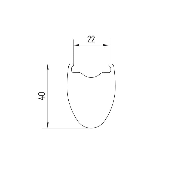 Pair of MICHE SWR EVO 40 DISC Tubeless Ready Wheels (Center Lock)