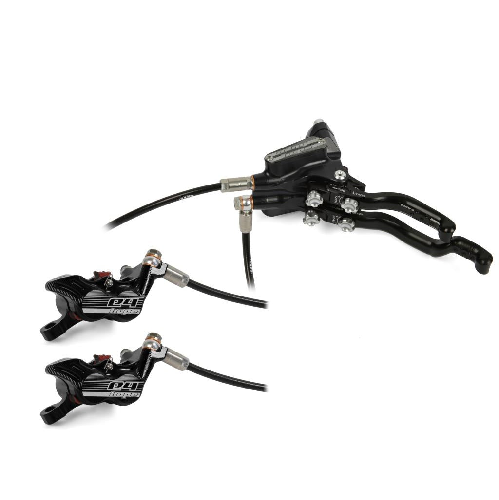 HOPE TECH 3 E4 DUO Dobbelt venstre bremse Sort