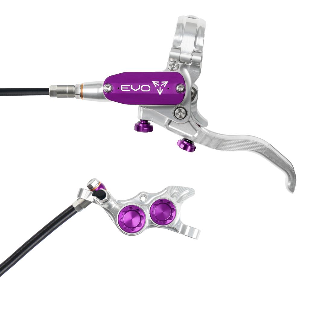 HOPE TECH 4 EVO TR4 Forbremse Sølv/Violet